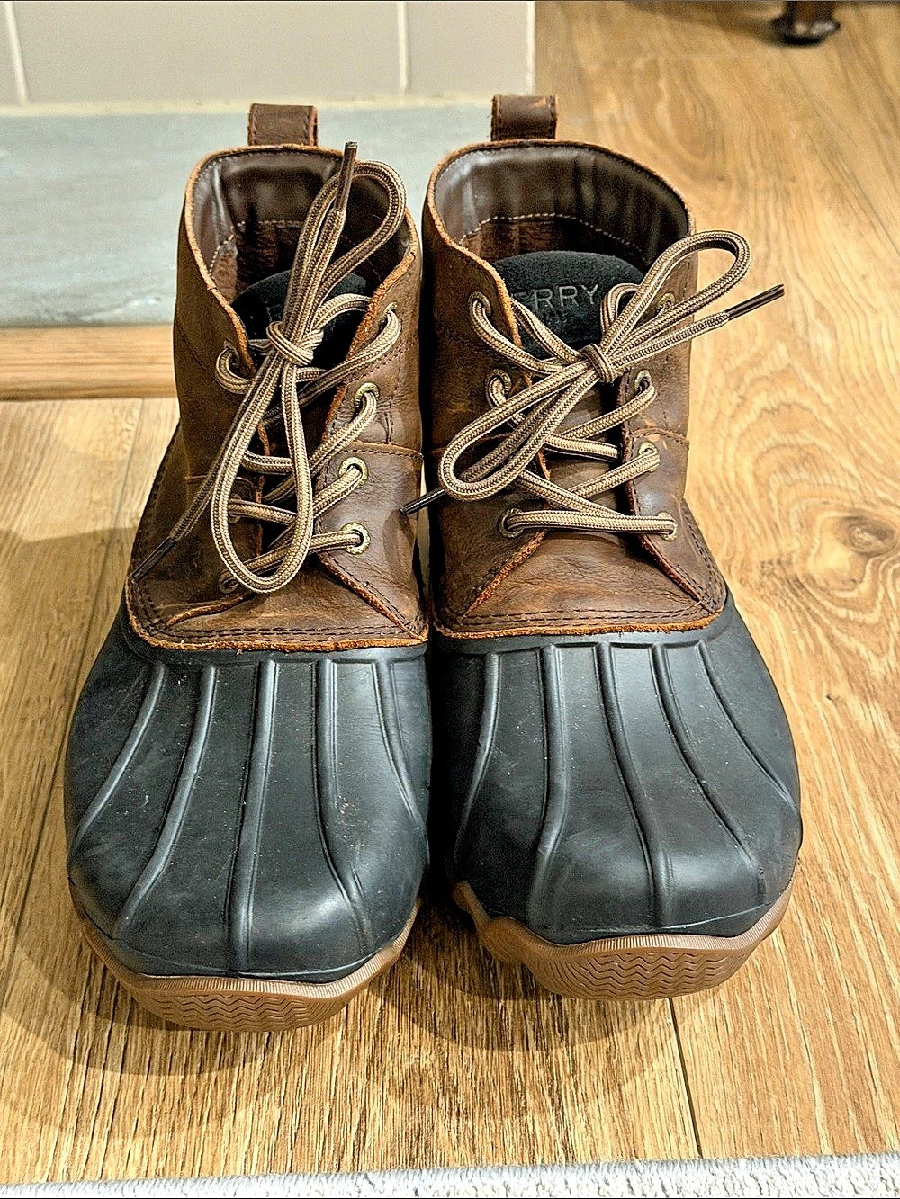 Sperry Avenue Duck Boot Men's Brown & Black US 12